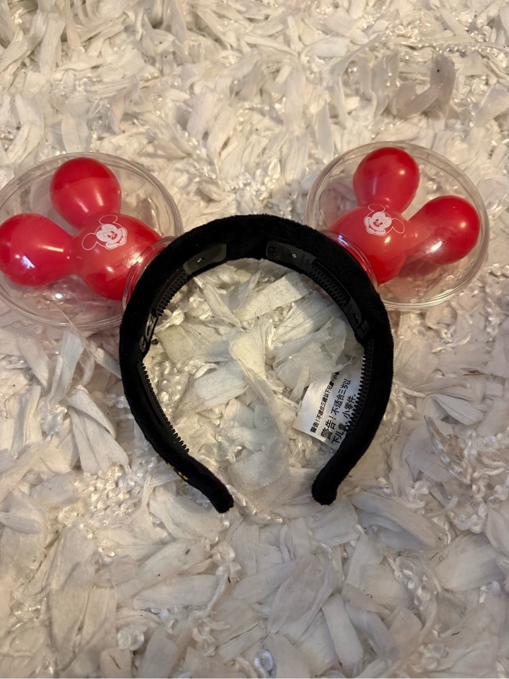 Red Disney Mickey Bubble Ears Headband